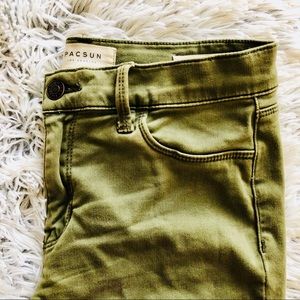 ⭐️PacSun Olive Green Jeggings⭐️